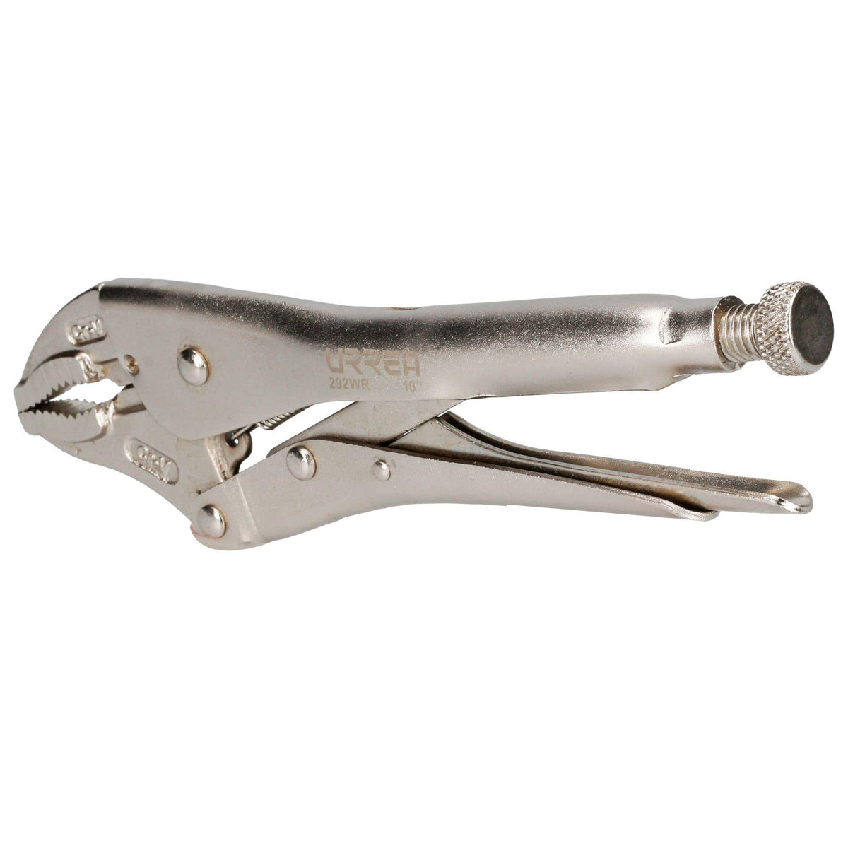Pinza De Presión Cromada Quijada Curva Con Urrea 292WR