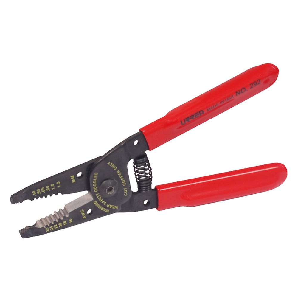 Pinza Pelacable Con Mango Air Cushion 16-26 AWG Alta Palanca De 6-3/4, Urrea 292