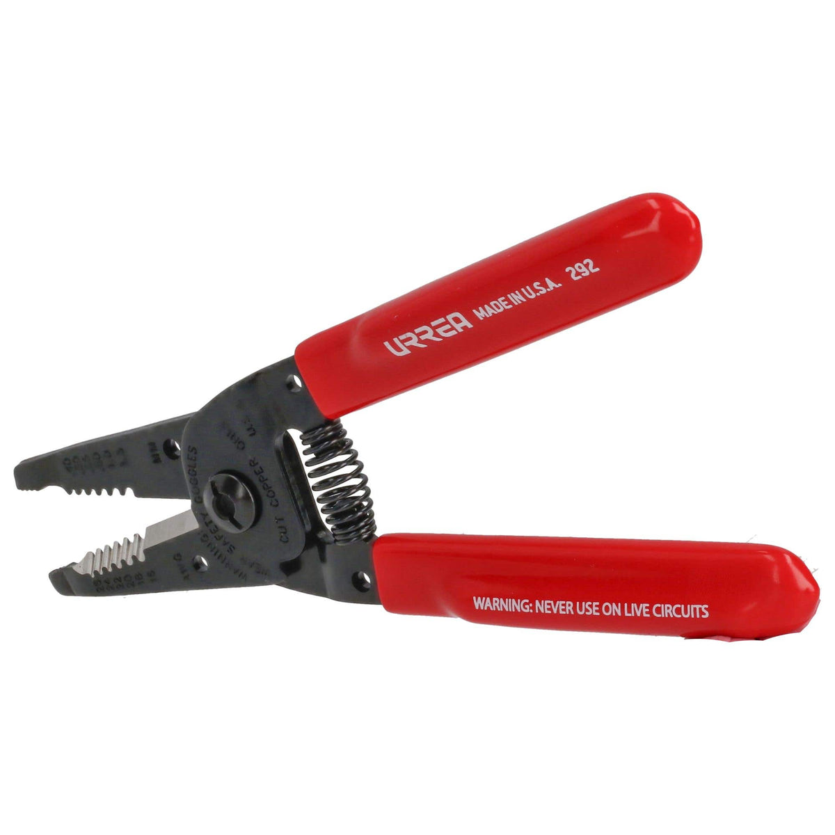 Pinza Pelacable Con Mango Air Cushion 16-26 AWG Alta Palanca De 6-3/4, Urrea 292
