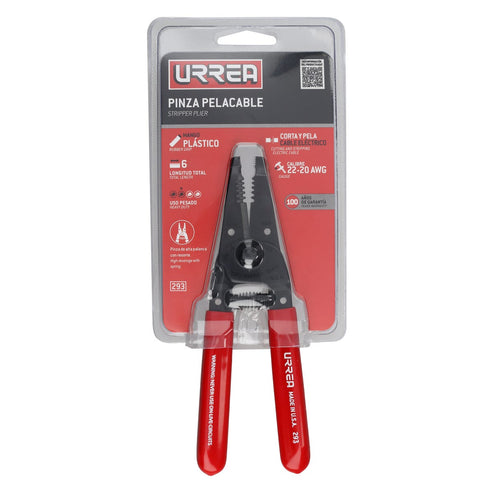 Pinza Pelacable Con Mango Air Cushion 22-30 AWG Alta Palanca De 6, Urrea 293