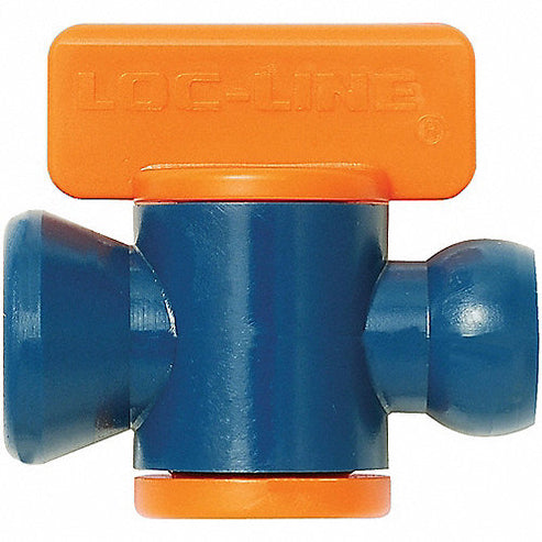 LOC-LINE 1/4" IN LINE VALVE 10PC PACK
