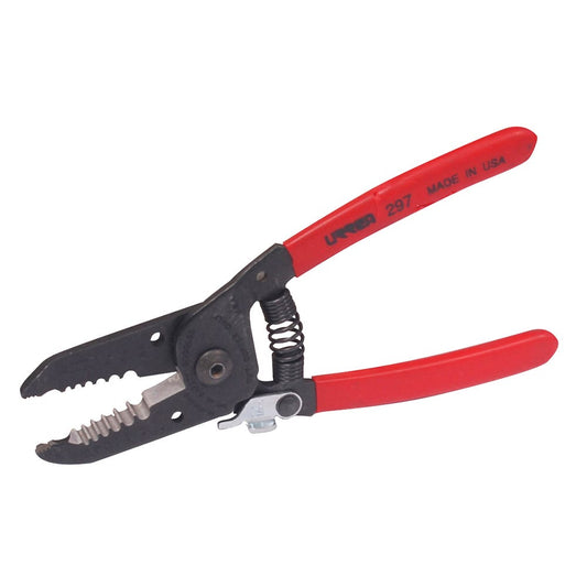 Pinza Pelacable Con Mango Air Cushion 10-20 AWG Alta Palanca Con Seguro De 6-3/4, Urrea 297