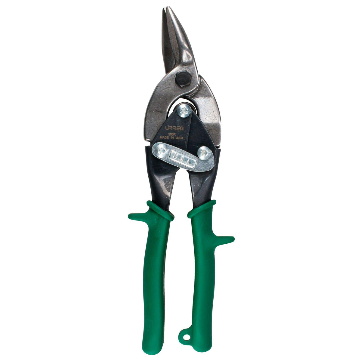 Tijera Con Mango Rubber Grip Para Hojalatero Tipo Aviación Derecha De 10, Urrea 303R
