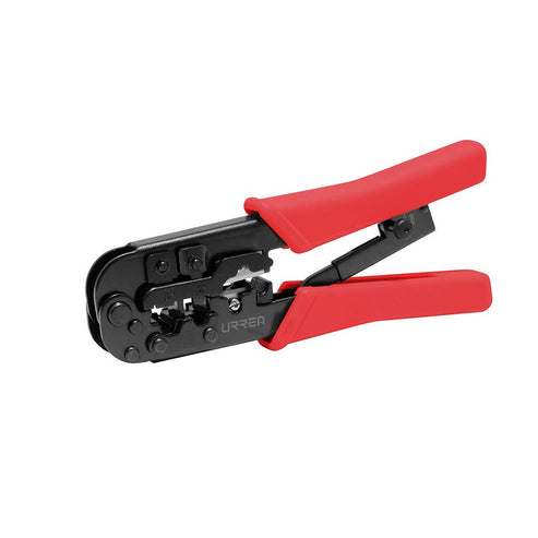 Pinza Ponchadora Modular Para Conectores RJ12/11, RJ45 De 7-1/2, Urrea 303