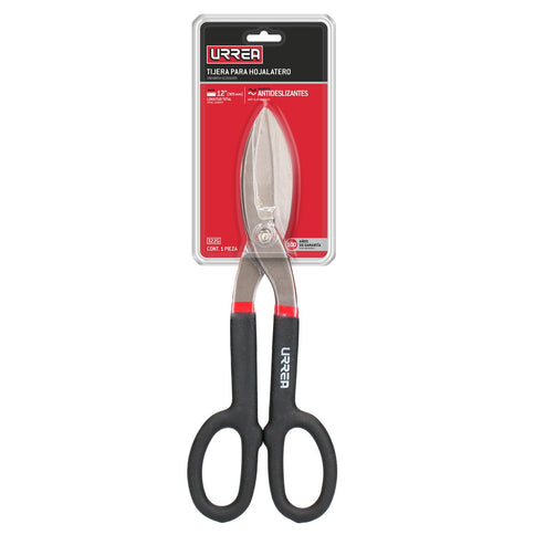 Tijera Para Hojalatero Con Mango Rubber Grip 12, Urrea 322G
