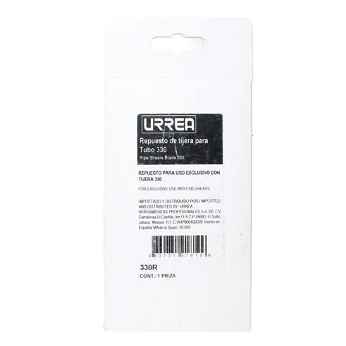 Repuesto De Tijeras Para Tubos 330, Urrea 330R