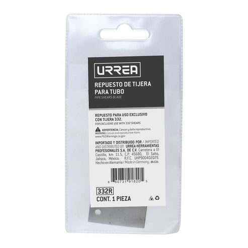 Repuesto De Tijeras Para Tubos 332, Urrea 332R