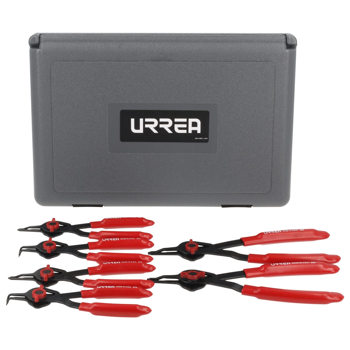 Juego De Pinzas Para Anillos De Retención Convertibles Con Mariposa, 6 Piezas, Urrea 360A