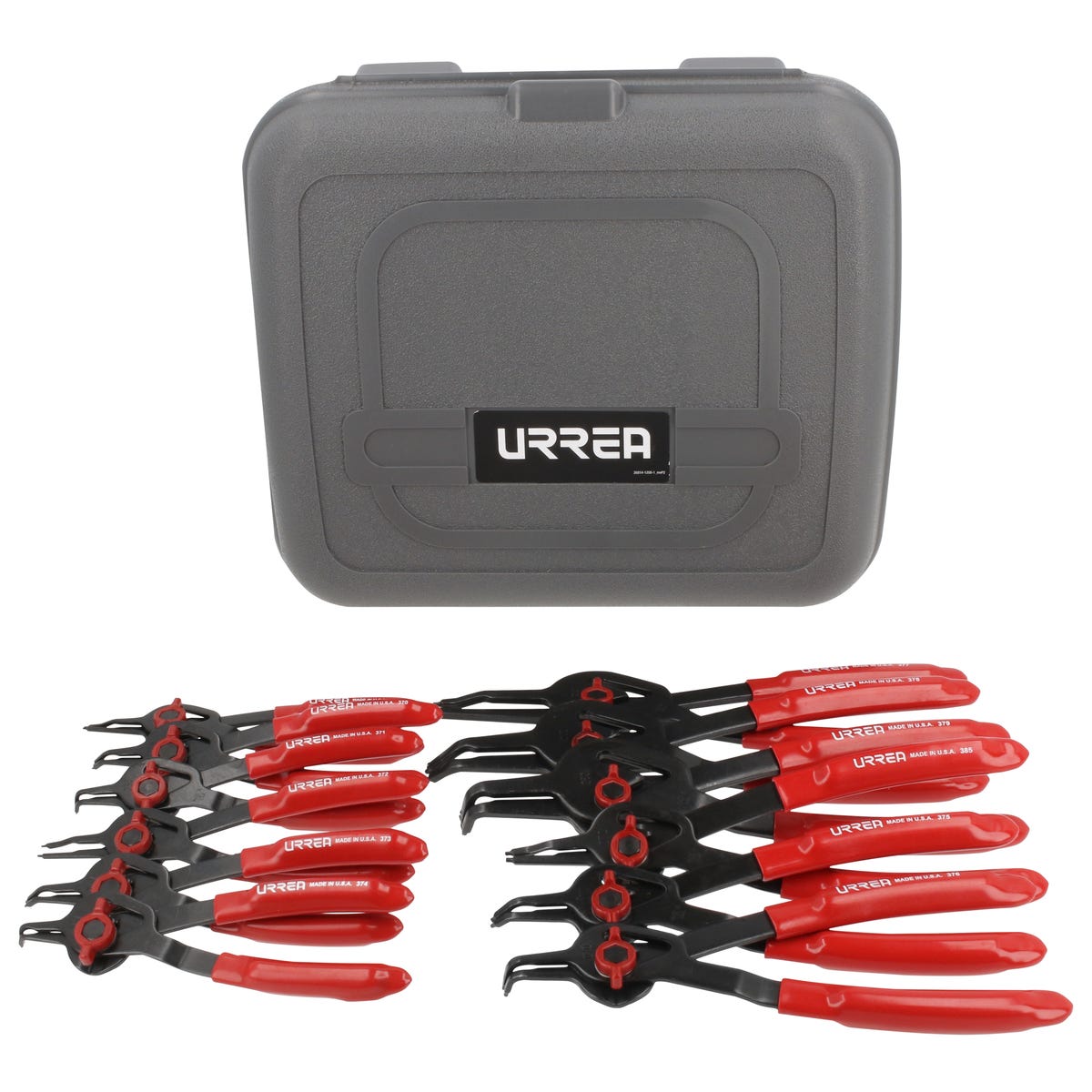 Juego De Pinzas Para Anillos De Retención Convertibles Con Mariposa, 12 Piezas, Urrea 360B