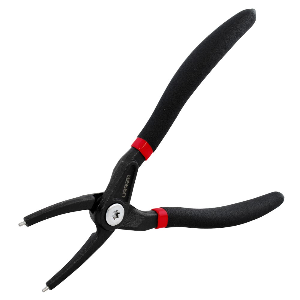 Pinza Para Anillos De Retención Con Mango De Vinil Forjadas Tipo Interno Ángulo De 0°, Urrea 366G
