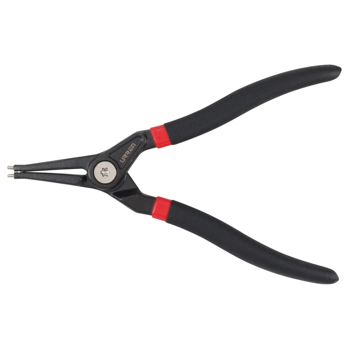 Pinza Para Anillos De Retención Con Mango De Vinil Forjadas Tipo Externo Ángulo De 0°, Urrea 368G