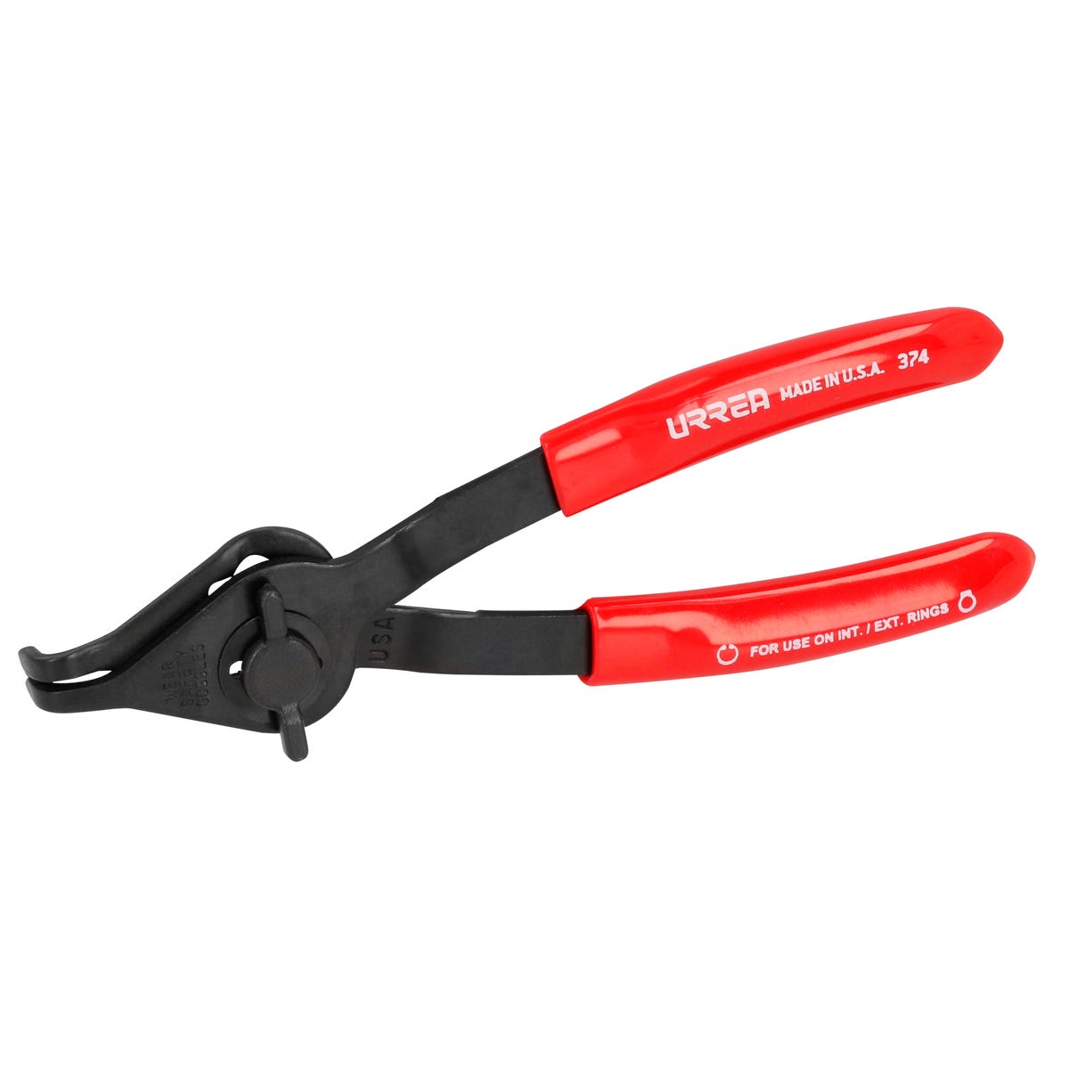 Pinza Para Anillos De Retención Convertibles Con Mariposa .047 Ángulo De 90°, Urrea 374