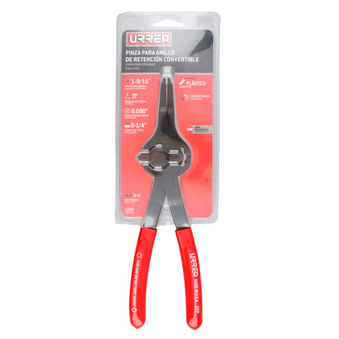Pinza Para Anillos De Retención Convertibles Urrea 377