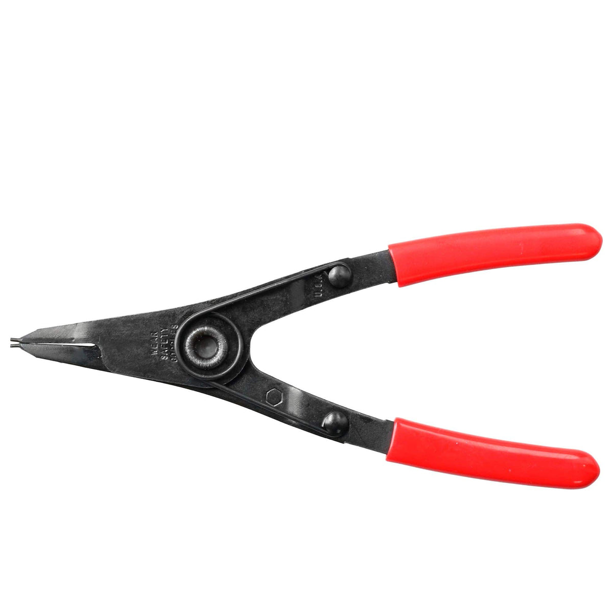Pinza Para Anillos De Retención Con Mango Rubber Grip Fijas Tipo Externo Ángulo De 0°, Urrea 391