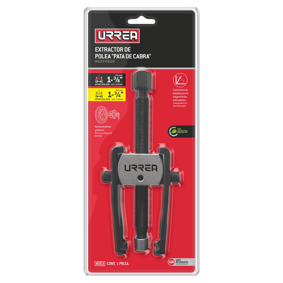 Extractor De Poleas pata De Cabra, Urrea 4053