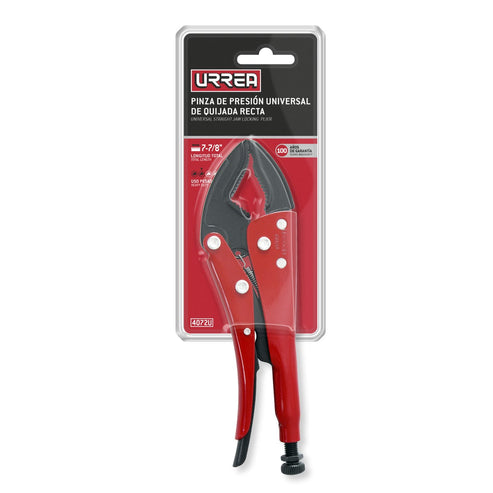 Pinza De Presión Quijada Universal De 7-7/8, Urrea 4072U