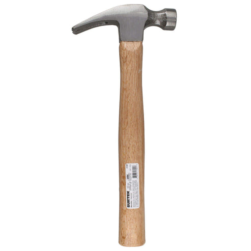 Martillo De Uña Recta Con Mango De Madera 14, 16 Oz, Surtek 416R