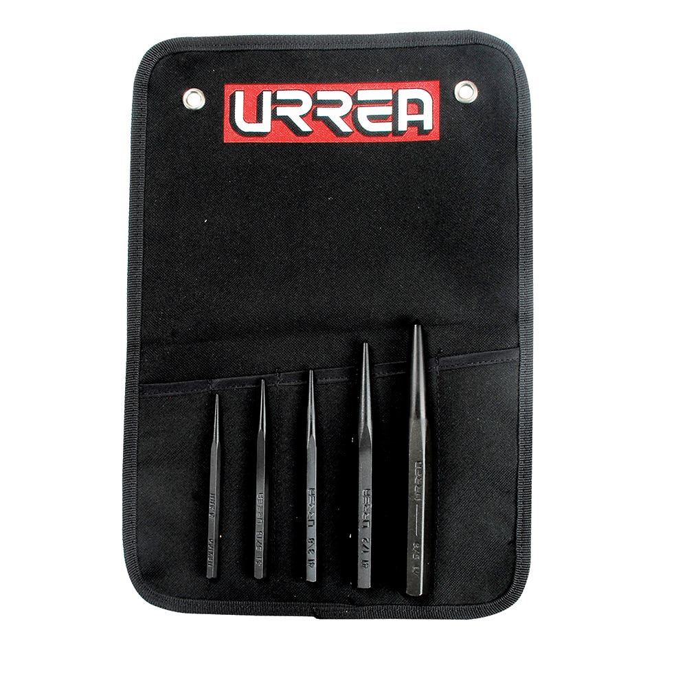 Juego De Puntos Para Centrar Y Marcar 90°, 5 Piezas, Urrea 41A