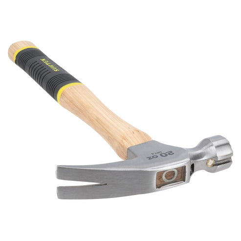 Martillo De Uña Recta Con Cabeza Fresada Con Mango De Madera 11-1/4, 20 Oz, Surtek 420FG