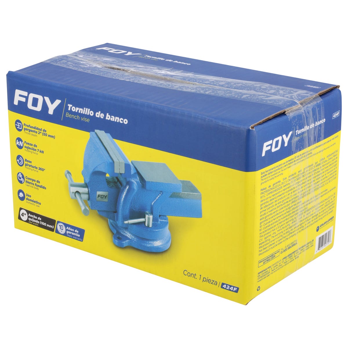 Tornillo De Banco 4, Foy 424F