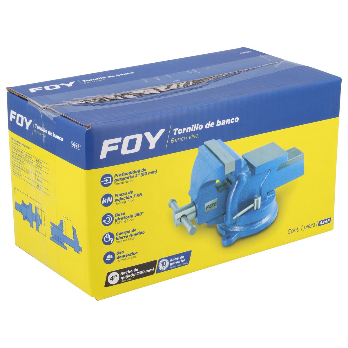 Tornillo De Banco 4, Foy 424F