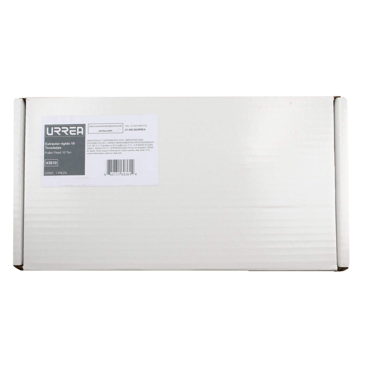 Extractor Rígido Tipo A, 10 Ton, Urrea 43610