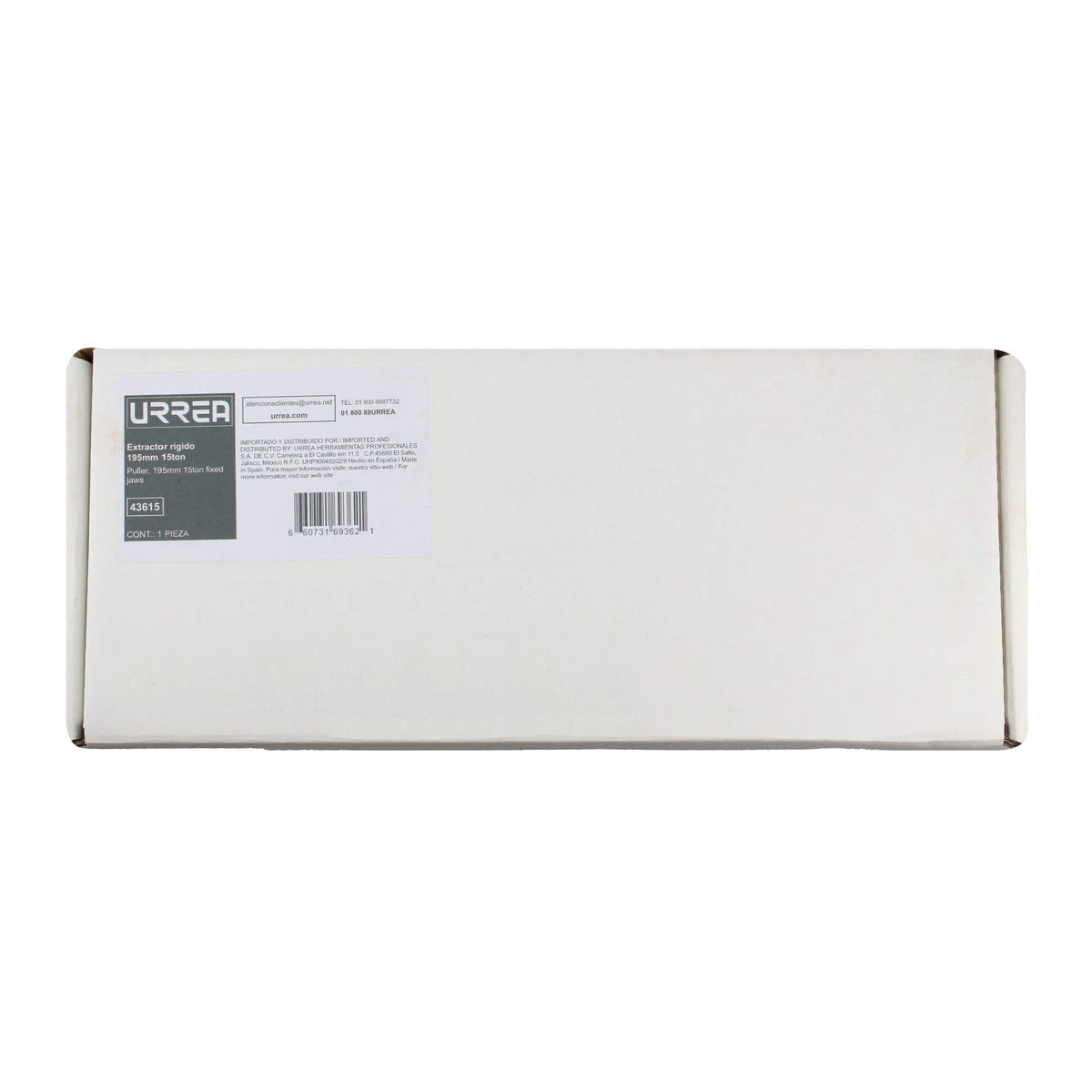 Extractor Rígido Tipo A, 15 Ton, Urrea 43615