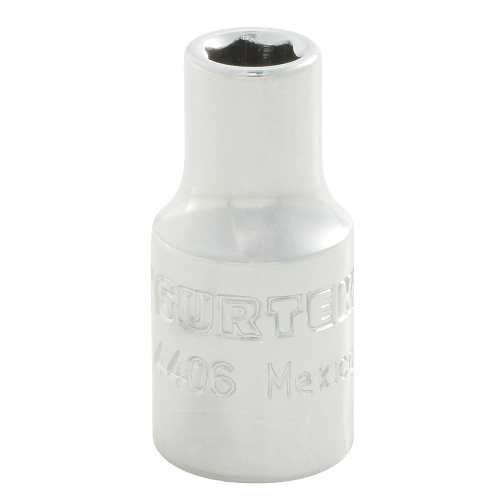 Dado Cuadro De 1/4, 6 Puntas, En Pulgadas, Surtek 4406