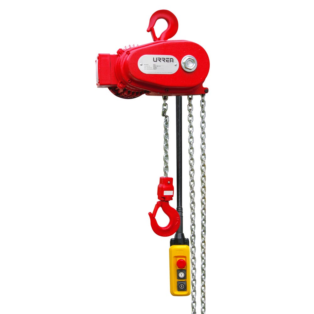 Polipasto Eléctrico De Cadena 3 m, 1 Ramal, Urrea 45300