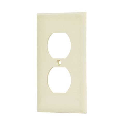 Tapa Dúplex Estándar De Marfil 2 x 4