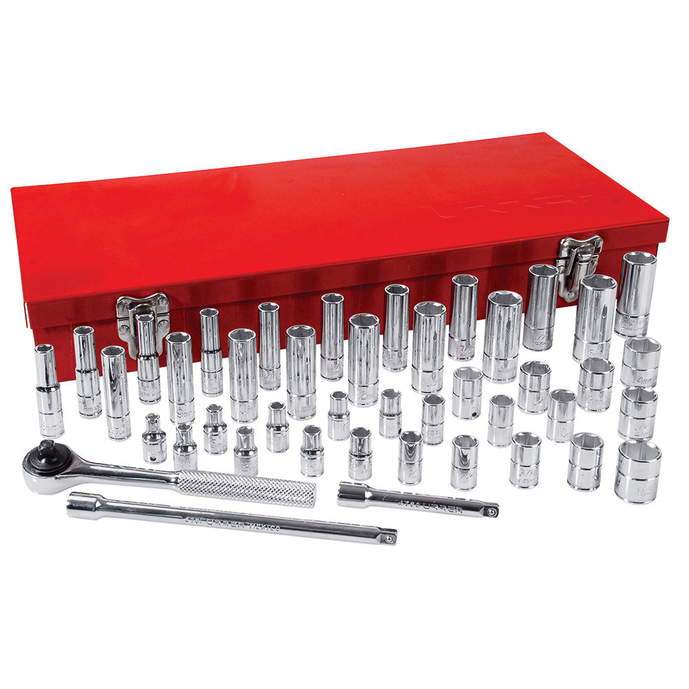Juego De Dados Y Accesorios Cuadro De 1/4 Urrea 4700A