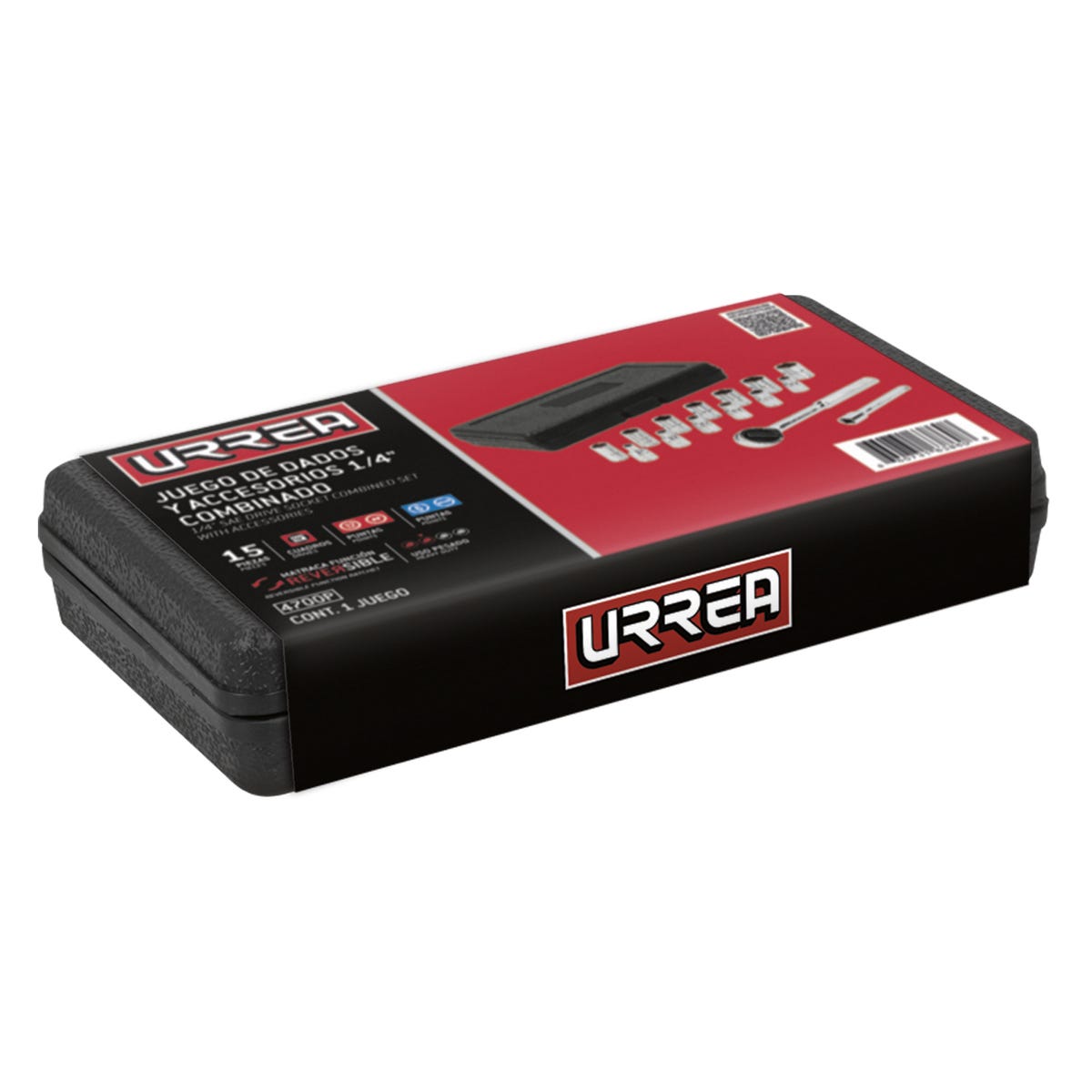 Juego De Dados Y Accesorios Cuadro De 1/4 Urrea 4700P