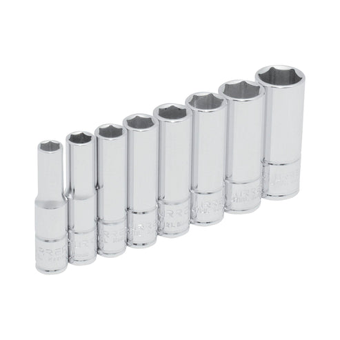 Juego De Dados Largos Cuadro De 1/4, 6 Puntas, Urrea 47102
