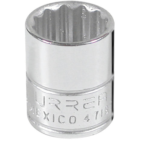 Dado Cuadro De 1/4, 12 Puntas, En Pulgadas, Urrea 4718T