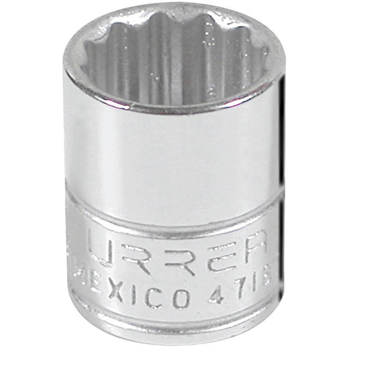 Dado Cuadro De 1/4, 12 Puntas, En Pulgadas, Urrea 4718T