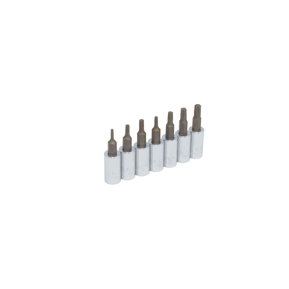 Juego De Dados Con Punta Torx Cuadro De 1/4, 7 Urrea 4739C