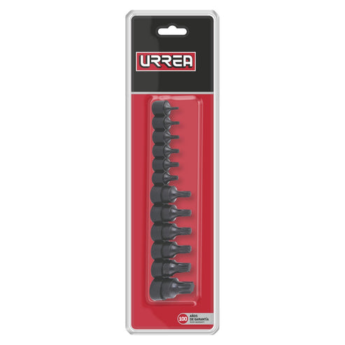 Juego De Dados Con Punta Torx Cuadro De 1/4, Urrea 475254W