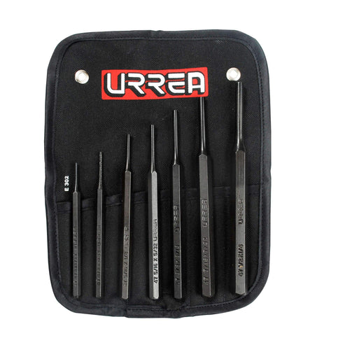Juego De Punzones Botadores Rectos, 7 Piezas, Urrea 47A