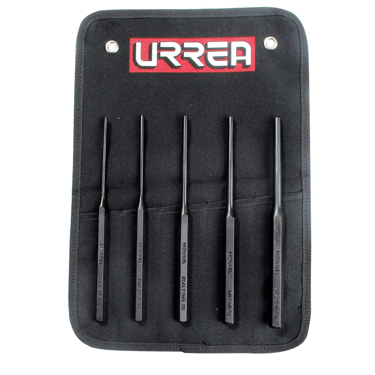 Juego De Punzones Botadores Rectos Largos, 5 Piezas, Urrea 48A