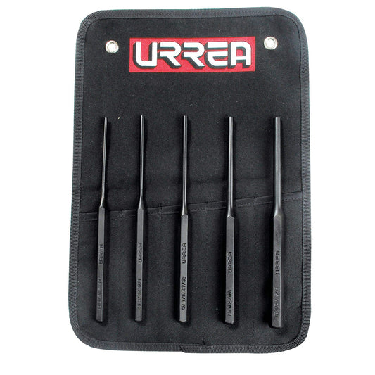 Juego De Punzones Botadores Rectos Largos, 5 Piezas, Urrea 48A