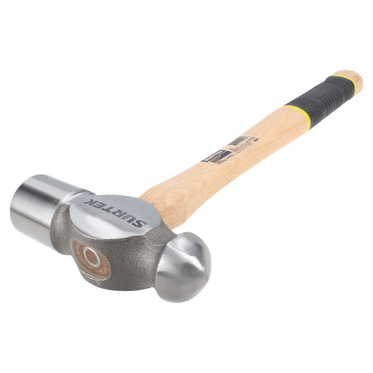 Martillo De Bola Pulido Con Mango De Madera Con Grip De 15-3/4, 48 Oz, Surtek 48SG