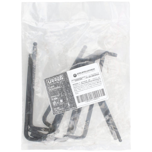 Llave Hexagonal Tipo "L" Punta De Bola Urrea 49-5BP