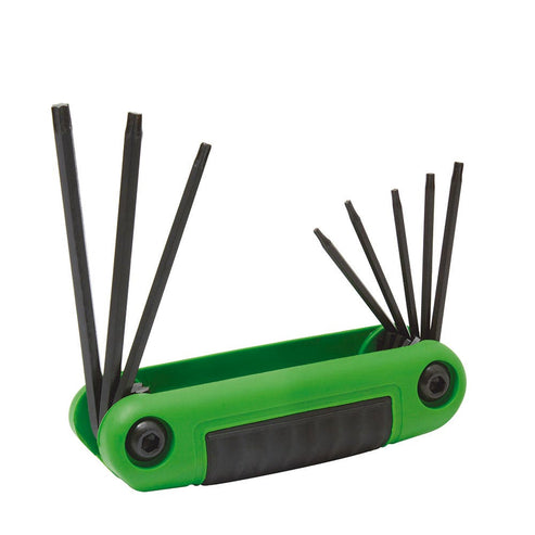Juego De Llaves Hexagonales Tipo Navaja Torx T6 A T25 Estuche Bimaterial, 8 Pz, Urrea 4976TX