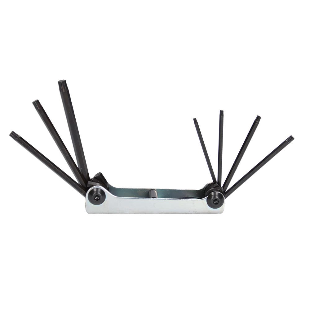 Juego De Llaves Hexagonales Tipo Navaja Torx T10 A T40 Estuche Metálico, 7 Pz, Urrea 4979TX