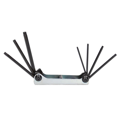 Juego De Llaves Hexagonales Tipo Navaja Torx T10 A T40 Estuche Metálico, 7 Pz, Urrea 4979TX