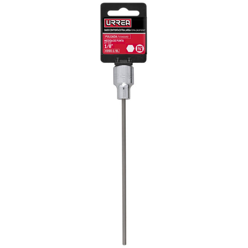Dado Con Punta Hexagonal Extra Larga Cuadro De Urrea 4990-1/8L