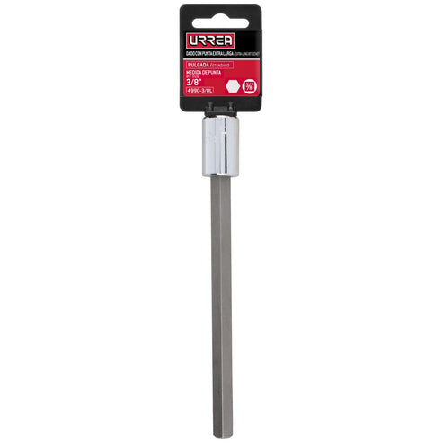 Dado Con Punta Hexagonal Extra Larga Cuadro De Urrea 4990-3/8L