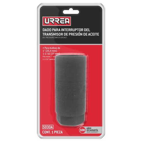 Dado En Pulgadas Cuadro De 3/8 Para Remover El Medidor Aceite, Urrea 5030A