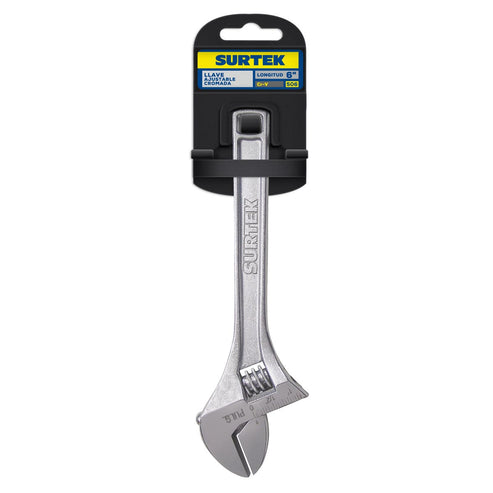 Llave Ajustable Cromada 6 3/4, Surtek 506