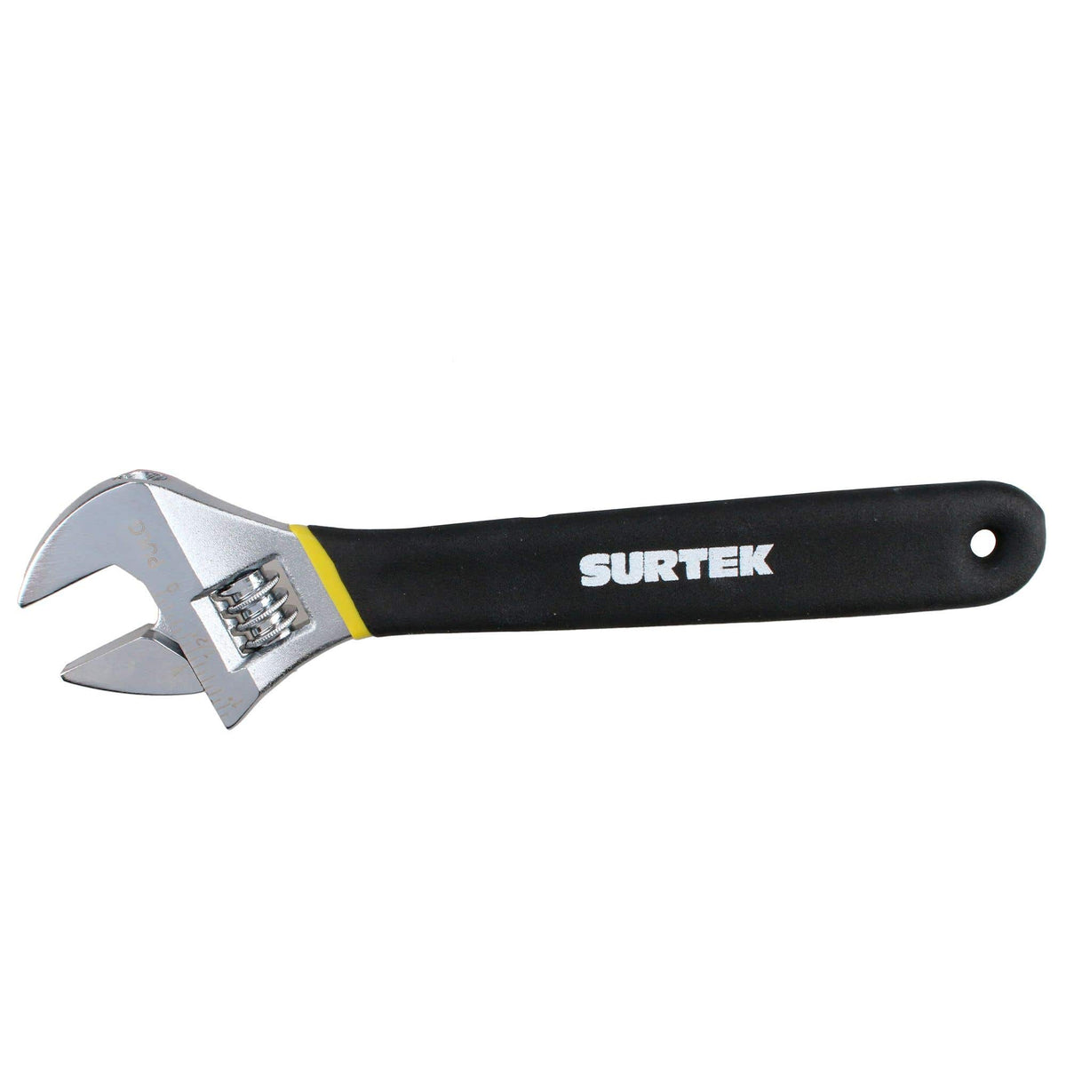 Llave Ajustable Cromada Con Mango Rubber Grip De Plastisol 8, Surtek 508P